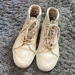Vans! Nude High Tops